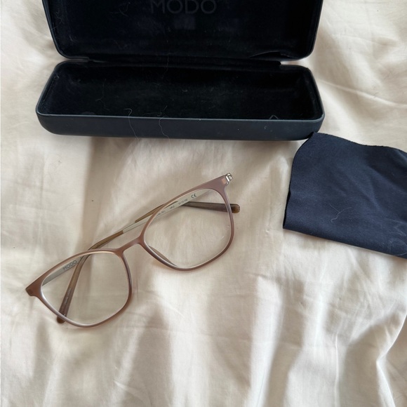 Modo 7015 Rx Eyeglasses Maple - Picture 3 of 10